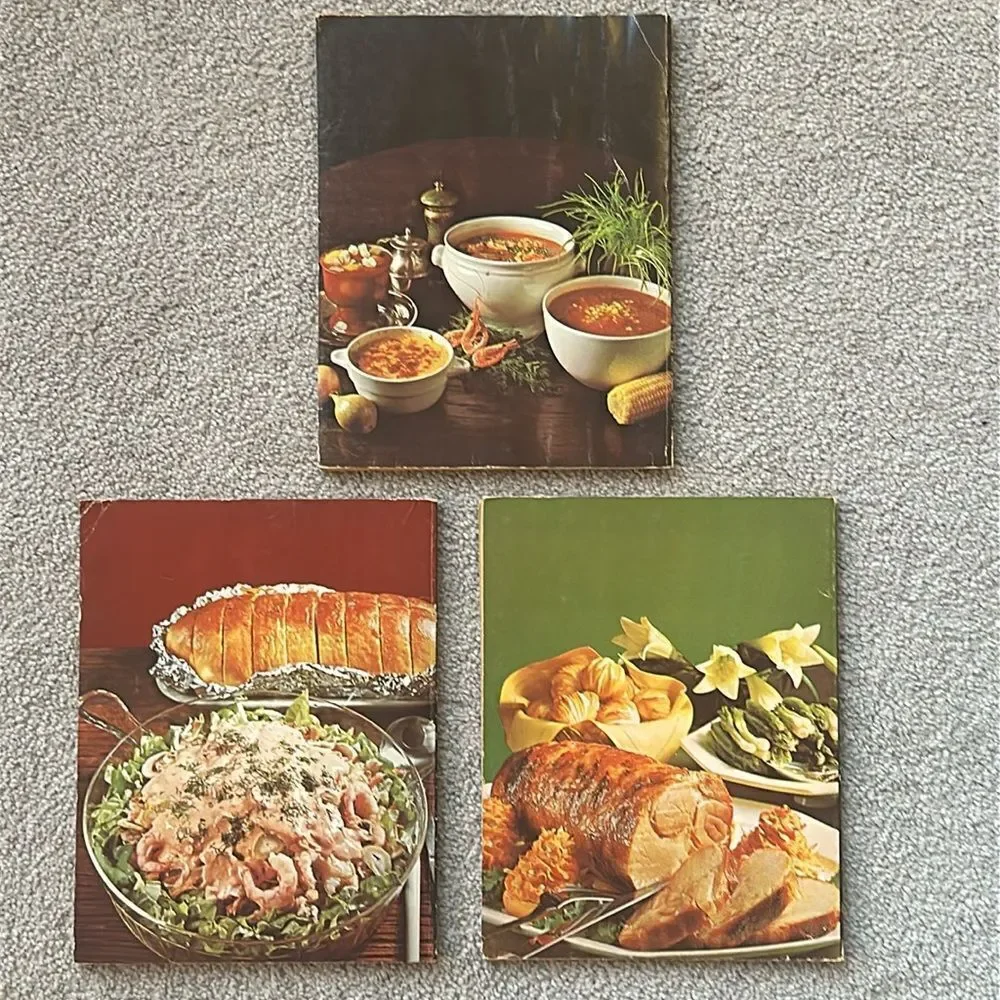 “Wonderful Ways to Prepare Soups,Fish and Seafood,and Meats” Vintage Cookbooks!